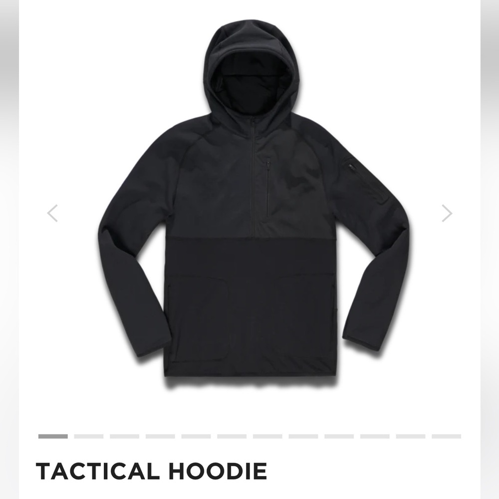 Black Tactical Hoodie ten thousand